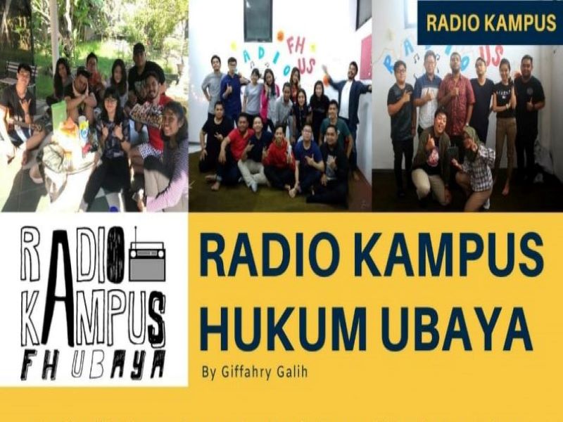 Narasi Literasi Radio Kampus Hukum UBAYA